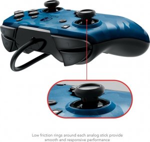 Pad PDP PDP SWITCH Pad przewodowy Delux+ Audio CAMO NIEBIESKI 3