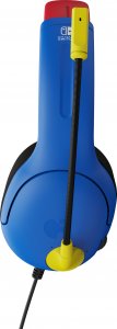 Słuchawki PDP Airlite Mario Niebiesko-czerwone (500-162-MAR) 6