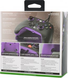 Pad PowerA PowerA Xbox Series Pad przewodowy Enhanced Purple Hex 13