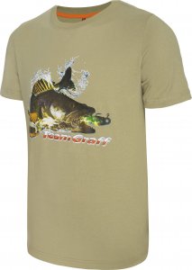 Graff Koszulka bawełniana T-shirt Eko Projekt Graff 958-PI -Piaskowa 1