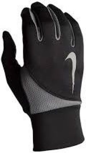 Nike Rękawiczki męskie Dri-fit Tailwind Run Gloves czarno-szary r. L 1