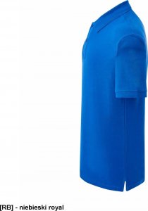 JHK PORA 210 - męskie polo z krótkim rękawem 100% stabilizowana bawełna, 200- 210g - niebieski royal 4XL 3