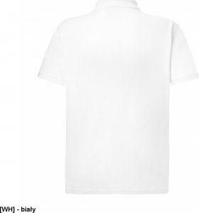 JHK PORA 210 - męskie polo z krótkim rękawem 100% stabilizowana bawełna, 200- 210g - biały 4XL 5