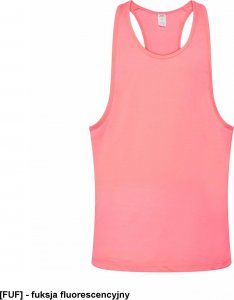 JHK TSUALBCH - Sportowo-plażowy t-shirt bez rękawków - fuksja fluorescencyjny XL 1