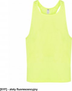 JHK TSUALBCH - Sportowo-plażowy t-shirt bez rękawków - złoty fluorescencyjny XS 1