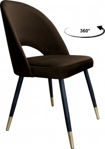 Atos Krzesło obrotowe Polo podstawa czarno-złota MG05 1