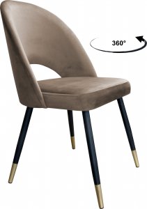 Atos Krzesło obrotowe Polo podstawa czarno-złota MG06 1
