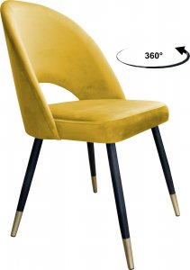 Atos Krzesło obrotowe Polo podstawa czarno-złota MG15 1