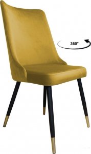 Atos Krzesło obrotowe Victor noga czarno-złota MG15 1