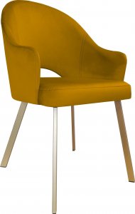 Atos Krzesło Velvet noga złota PROFIL MG15 1