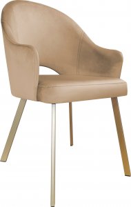 Atos Krzesło Velvet noga złota PROFIL MG06 1
