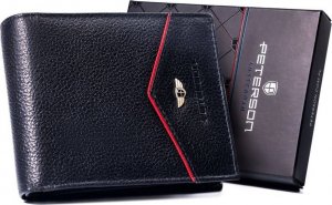 Peterson Duży, skórzany portfel z systemem RFID Protect  Peterson 1