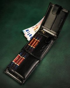 Peterson Portfel skórzany [DH] PTN 304Z-P czarny 6