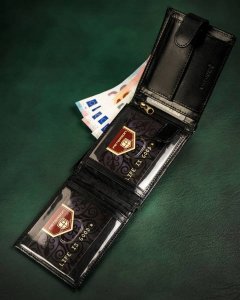 Peterson Portfel skórzany [DH] PTN 304Z-P czarny 7