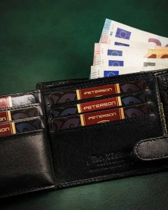 Peterson Portfel skórzany [DH] PTN 304Z-P czarny 8