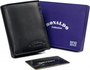 Ronaldo Skórzany portfel męski z kieszonką na kartę  Ronaldo NoSize 1