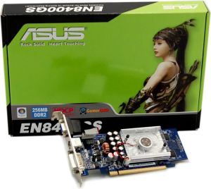 Karta graficzna Asus GeForce 8400 GS 256MB EN8400GS PCI-E 256MB DDR2/64bit TV/DVI 2