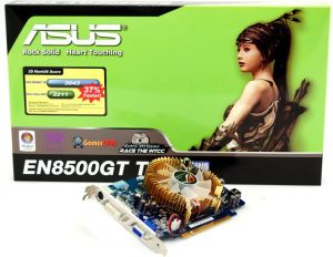 Karta graficzna Asus GeForce 8500 GT 256MB 8500GT PCI-E 256MB DDR2 128bit TV/DV TOP 3