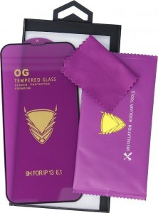 TelForceOne Szkło hartowane OG Premium do iPhone 14 Pro czarna ramka 3