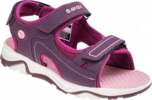 hitec Sandały dziecięce dziewczęce Bejo Solin JRG bordowo-różowe rozmiar 33 3