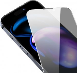 Baseus Szkło hartowane 0.4mm Privacy Apple iPhone 14 Pro z filtrem przeciwpyłowym 5