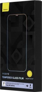 Baseus Szkło hartowane 0.4mm Privacy Apple iPhone 14 Pro z filtrem przeciwpyłowym 6