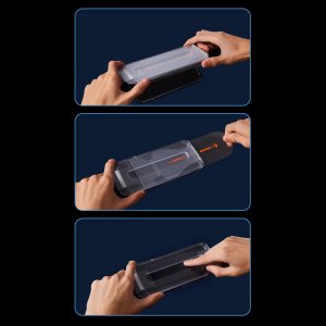 Baseus Szkło hartowane 0.4mm Privacy Apple iPhone 14 Pro z filtrem przeciwpyłowym 9