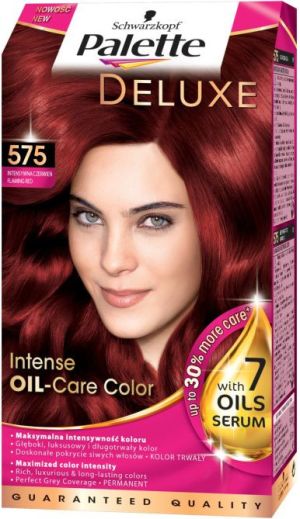 Schwarzkopf PALETTE Deluxe 575 intensywna czerwień 1