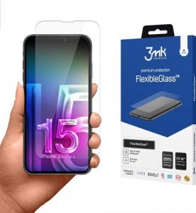 3MK FlexibleGlass iPhone 15 Pro 6.1" Szkło Hybrydowe 1