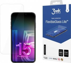 3MK FlexibleGlass Lite iPhone 15 6.1" Szkło Hybrydowe Lite 1
