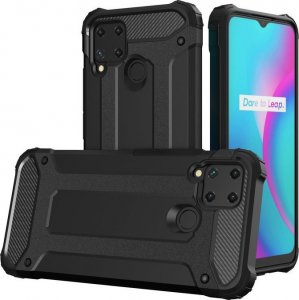 Hurtel HYBRID ARMOR ETUI REALME 10 5G / REALME 9I 5G PANCERNY HYBRYDOWY POKROWIEC CZARNE 1