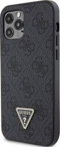 Guess Etui Guess GUHCP12MP4TDSCPK Apple iPhone 12/12 Pro hardcase Crossbody 4G Metal Logo czarny/black 2
