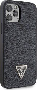 Guess Etui Guess GUHCP12MP4TDSCPK Apple iPhone 12/12 Pro hardcase Crossbody 4G Metal Logo czarny/black 4