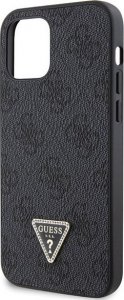 Guess Etui Guess GUHCP12MP4TDSCPK Apple iPhone 12/12 Pro hardcase Crossbody 4G Metal Logo czarny/black 7