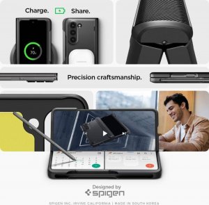Spigen Etui SAMSUNG GALAXY Z FOLD 5 Spigen Slim Armor Pro Pen czarne 55