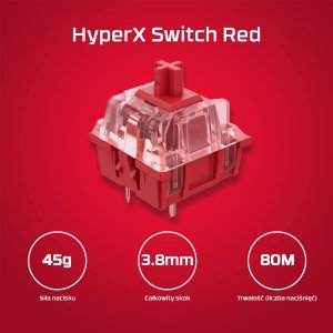 Klawiatura HyperX Alloy Origins HyperX Aqua (639N9AA#ABA) 7