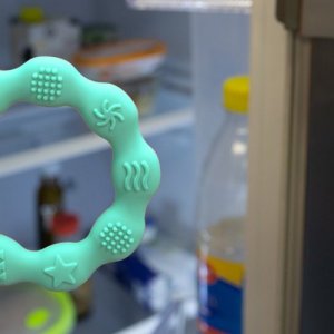 BabyOno BABYONO-825/03-GRYZAK SILIKONOWY RING NIEBIESKI 2