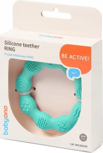 BabyOno BABYONO-825/03-GRYZAK SILIKONOWY RING NIEBIESKI 7