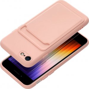 OEM Futerał CARD CASE do IPHONE 7 / 8 / SE 2020 / SE 2022 różowy 3