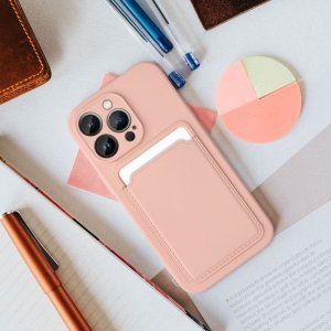 OEM Futerał CARD CASE do IPHONE 7 / 8 / SE 2020 / SE 2022 różowy 4