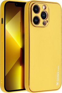 OEM Futerał LEATHER Case skórzany do IPHONE 14 PRO żółty 2