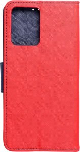 OEM Kabura Fancy Book do  XIAOMI Redmi NOTE 12 5G czerwony / granatowy 2