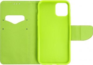 OEM Kabura Fancy Book do SAMSUNG A14 4G / A14 5G granatowy / limonkowy 5