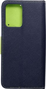 OEM Kabura Fancy Book do  XIAOMI Redmi NOTE 12 5G granatowy / limonka 2