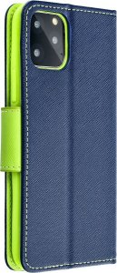 OEM Kabura Fancy Book do  XIAOMI Redmi NOTE 12 5G granatowy / limonka 6