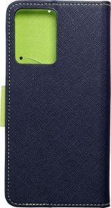 OEM Kabura Fancy Book do  XIAOMI Redmi NOTE 12 4G granatowy / limonka 2