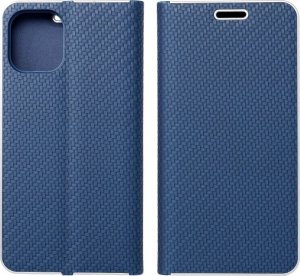 OEM Kabura LUNA Book Carbon do SAMSUNG S21 FE niebieski 7