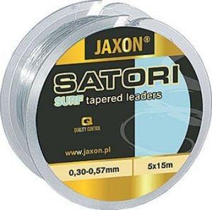 Jaxon Przypon koniczny Jaxon 15mx5 przezrocz.0,28-0,55mm 0,28mm-0,48mm 1