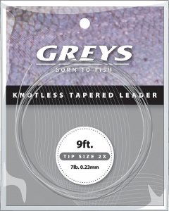 Greys Przypon koniczny bezwęzłowy Greys Greylon Knotless Tapered Leader 1