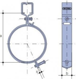 Wavin Uchwyt 110 stalowy komplet QuickStream 2